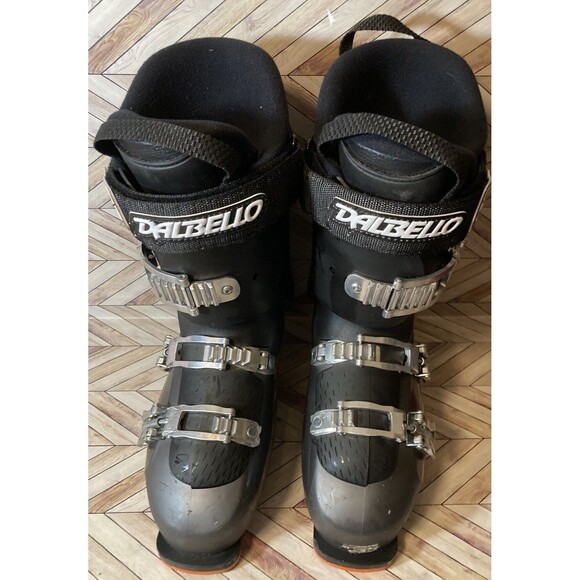 Dalbello Aspect 80 Snow Ski Boots Shoes Black Orange - 275 mm- Mens Size 9.5 - Picture 1 of 16